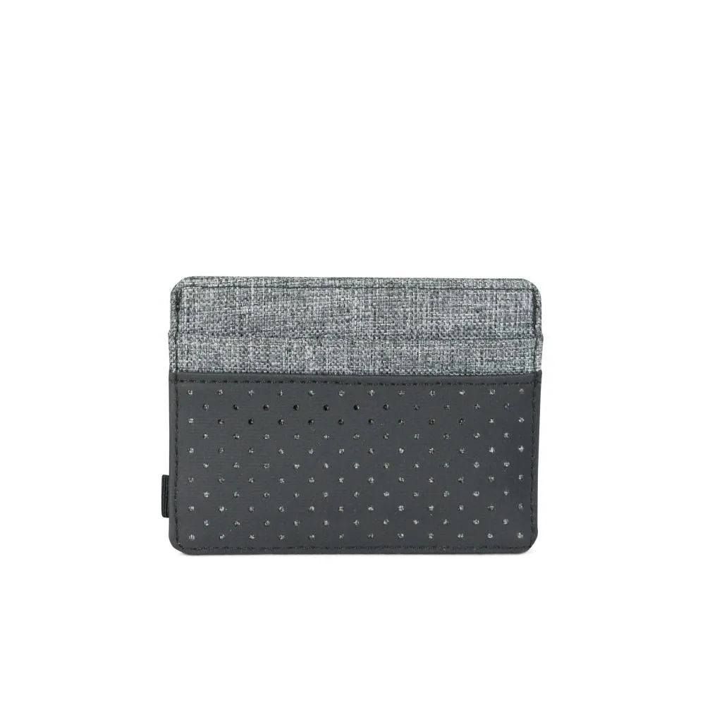 Herschel Aspect Collection Charlie Wallet - Black/ Raven Crosshatch