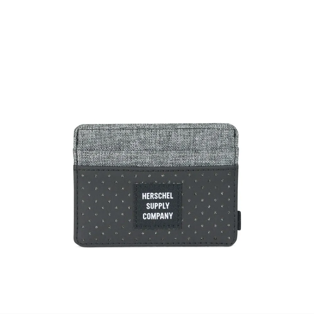 Herschel Aspect Collection Charlie Wallet - Black/ Raven Crosshatch