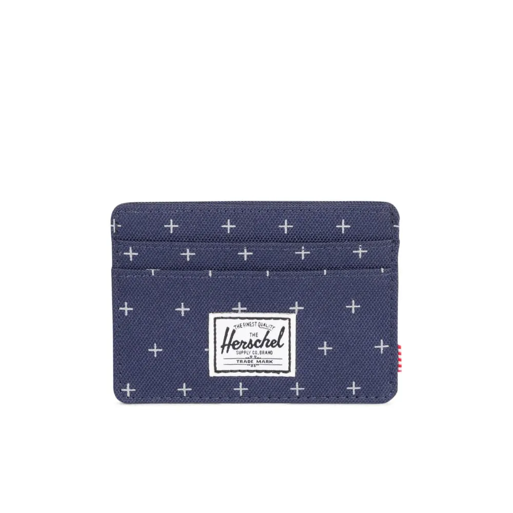 Herschel Charlie Wallet - Peacoat Gridlock