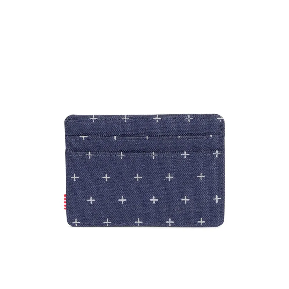 Herschel Charlie Wallet - Peacoat Gridlock