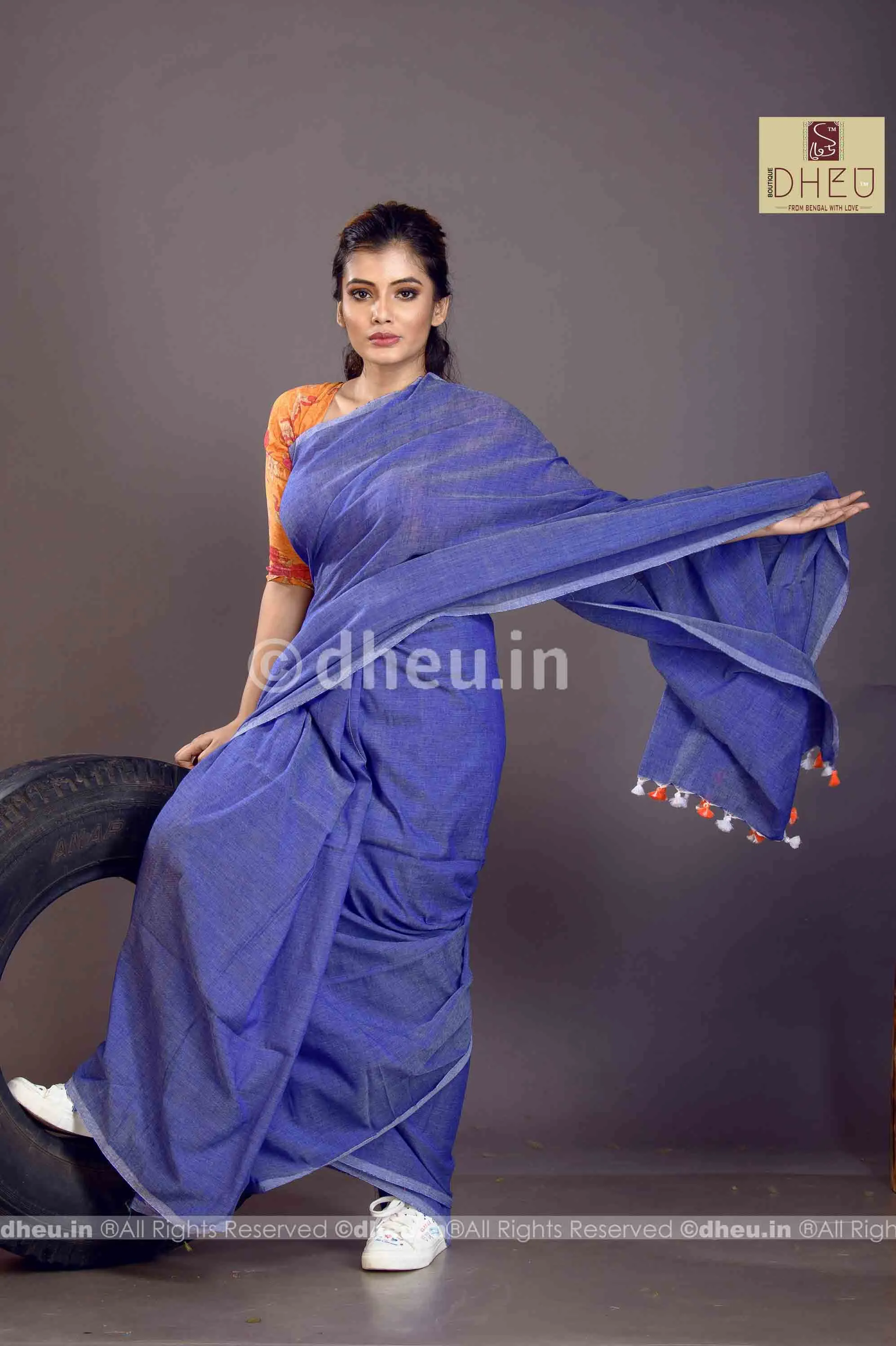 Jhutha Sach-Handloom Saree