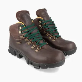 Jim Green Leather Dark Brown  Monster Boot