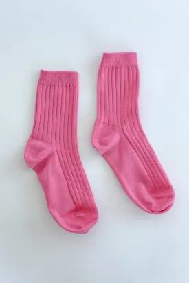 Le Bon Shoppe - Her Socks | Bright Pink