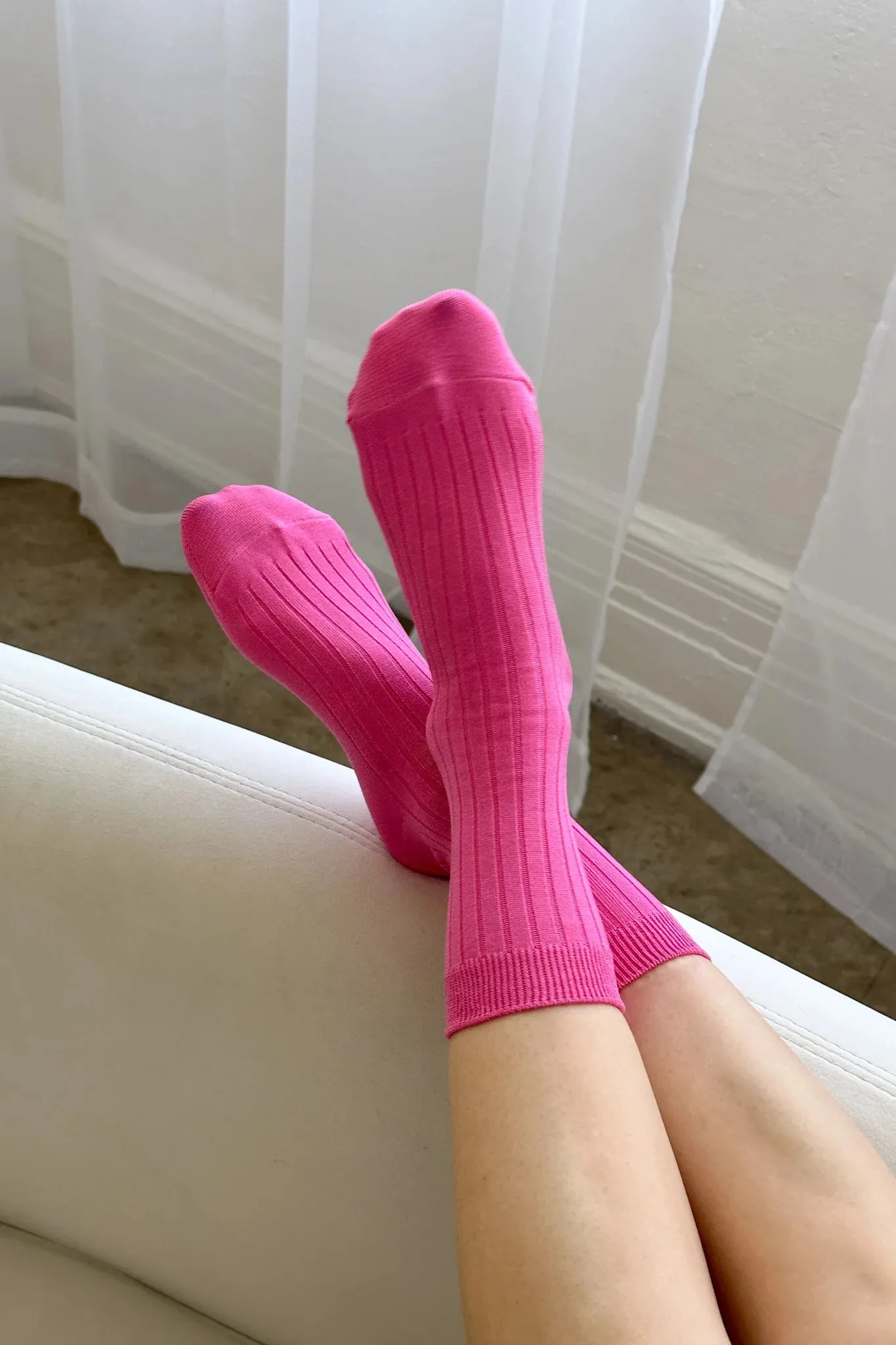 Le Bon Shoppe - Her Socks | Bright Pink