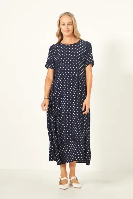 Lemon Tree Design Ltd - Monroe Dress - Navy Stripe