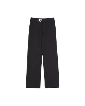 LIGHTWEIGHT COTTON BUCKLE PANT