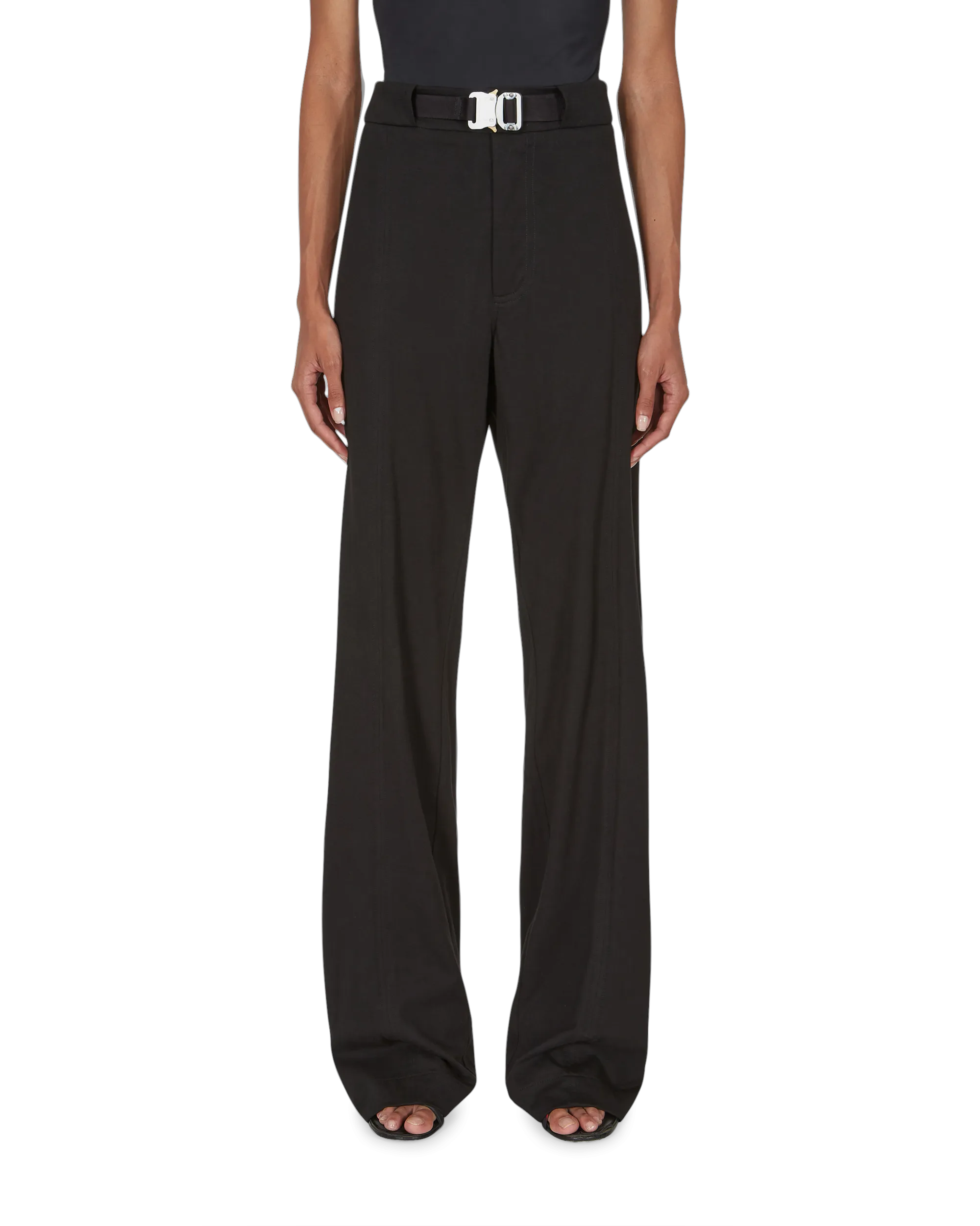 LIGHTWEIGHT COTTON BUCKLE PANT