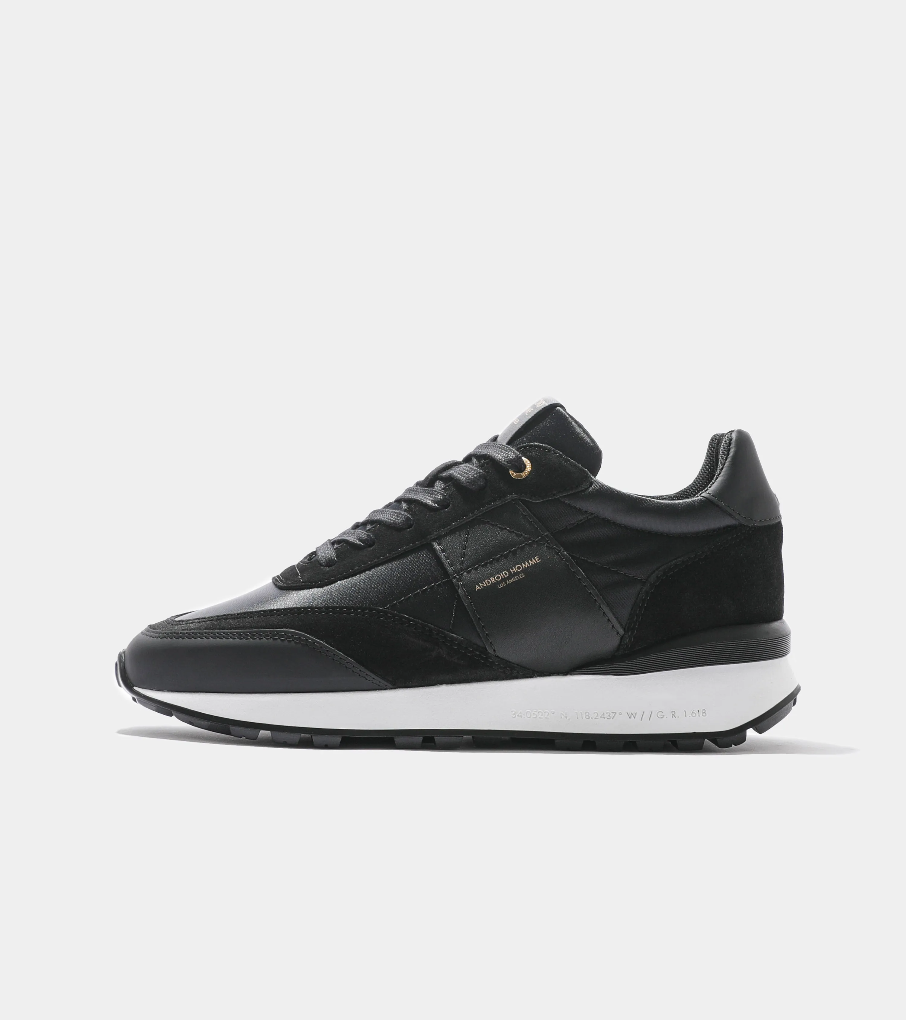 Marina Del Rey | Black Nylon Black Suede AHP234-36