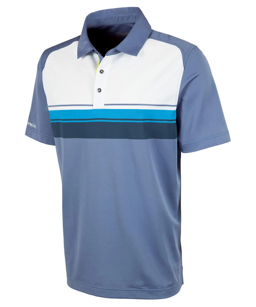 Men's Warren Engineered Stripe Short Sleeve Polo Shirt