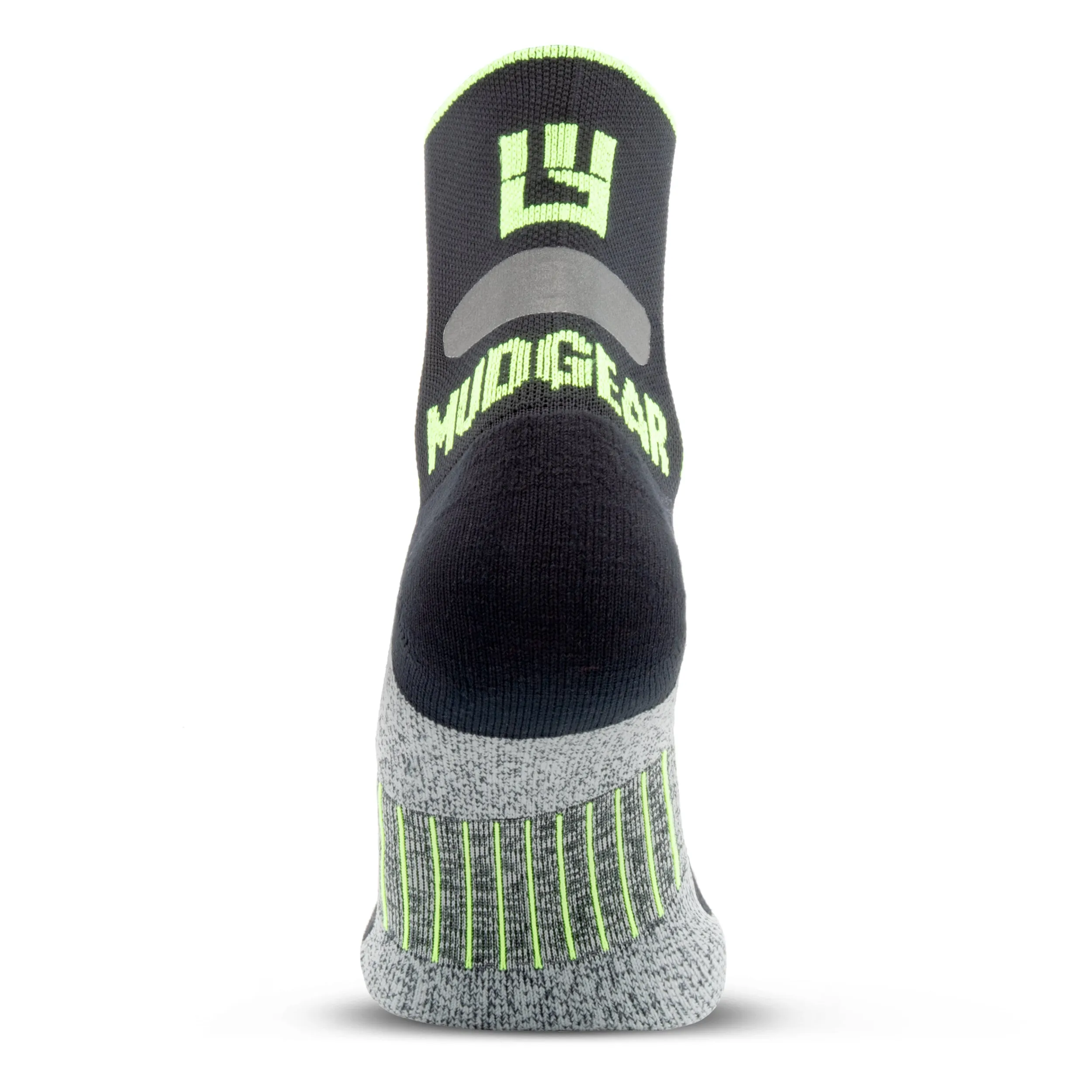 MudGear Gloom Runner Reflective Crew Height Sock