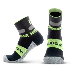 MudGear Gloom Runner Reflective Crew Height Sock