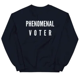 Phenomenal Voter Lightweight Crewneck Sweatshirt (Navy)