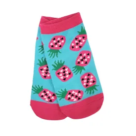 Pineapple Patterned Ankle Socks (Adult Medium - Women's Shoe Sizes 5-10)