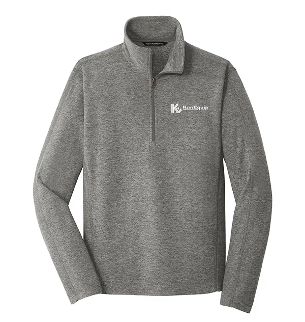 Port Authority® Heather Microfleece 1/2-Zip Pullover