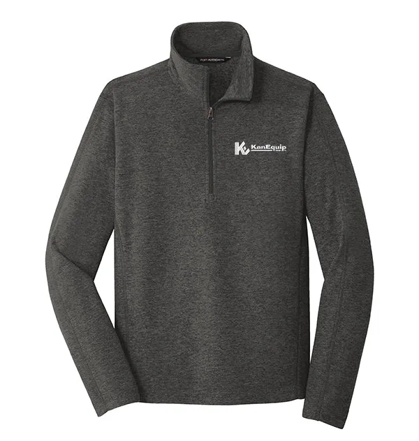 Port Authority® Heather Microfleece 1/2-Zip Pullover