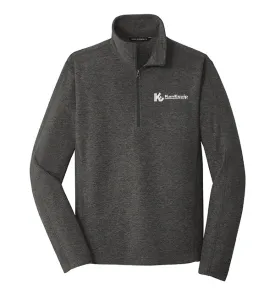 Port Authority® Heather Microfleece 1/2-Zip Pullover