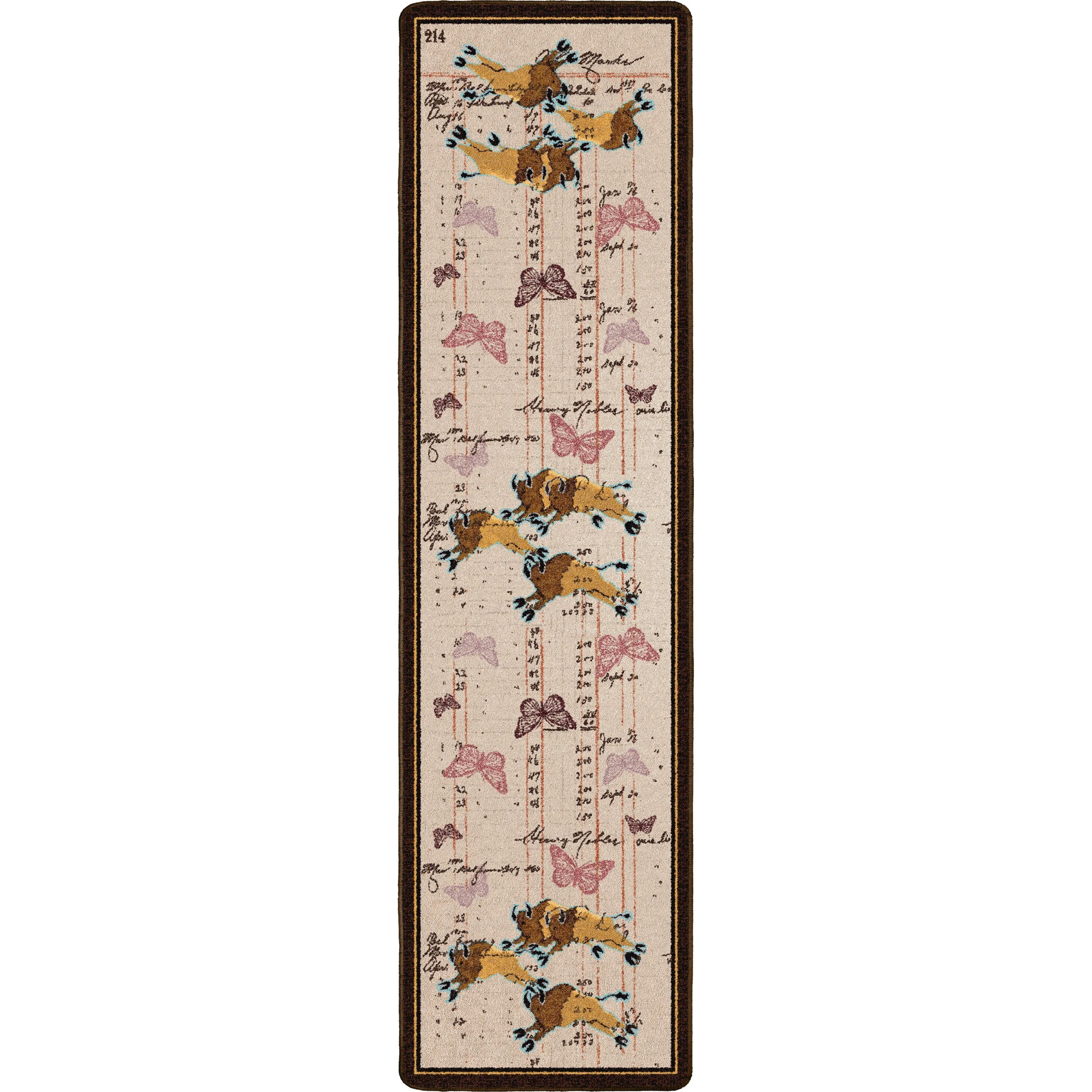 "Buffalo Run" Western Area Rugs - Choose from 6 Sizes!