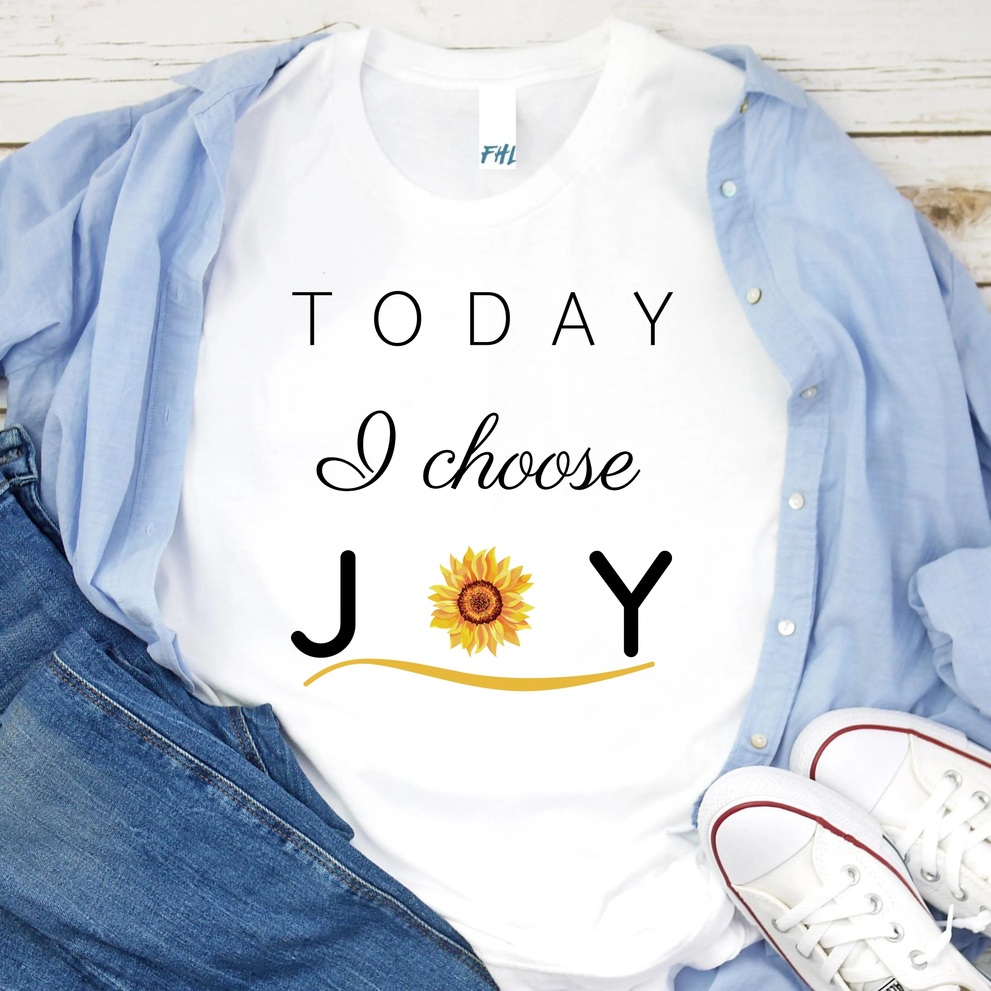 "Today I Choose Joy" White T-Shirt