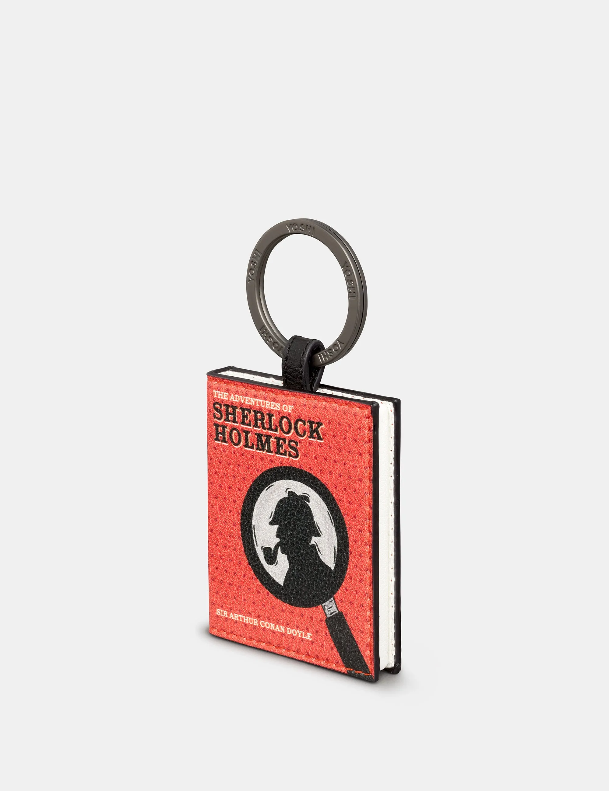 Sherlock Holmes Vegan Leather Keyring