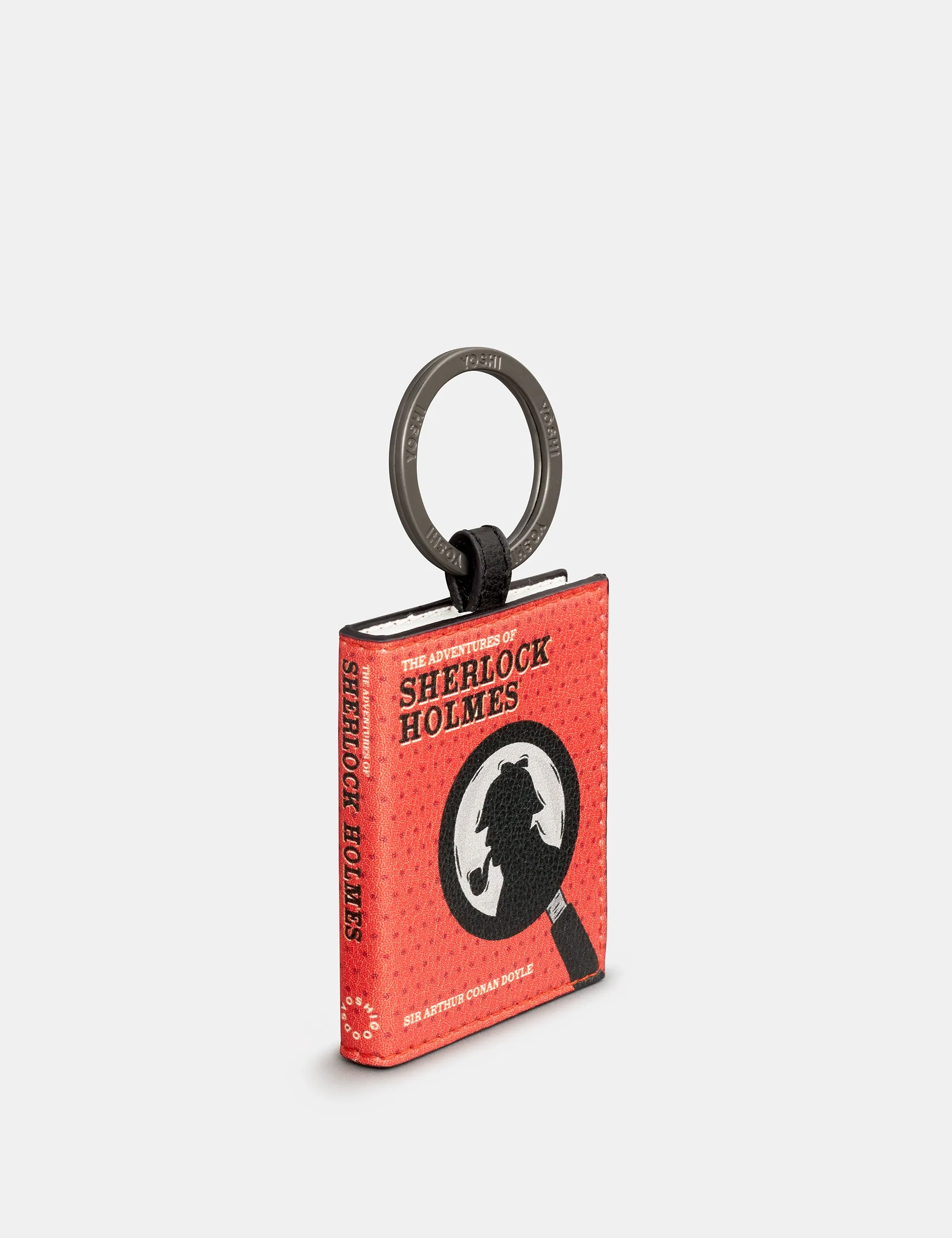 Sherlock Holmes Vegan Leather Keyring