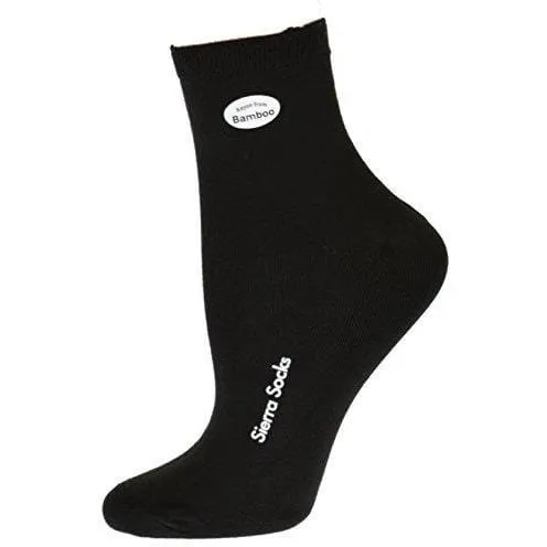 Sierra Socks Women's Bamboo Low Cut Shortie 1 or 3-Pair Pack Socks