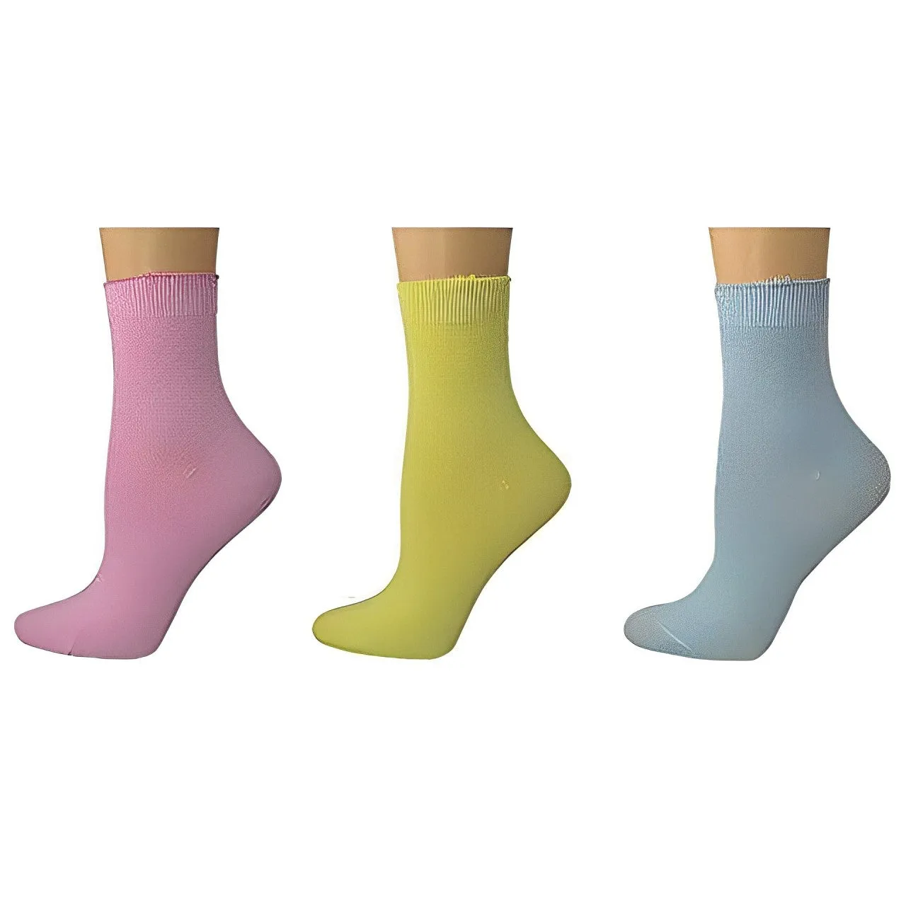 Sierra Socks Women's Bamboo Low Cut Shortie 1 or 3-Pair Pack Socks