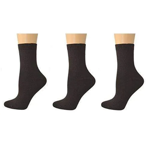 Sierra Socks Women's Bamboo Low Cut Shortie 1 or 3-Pair Pack Socks