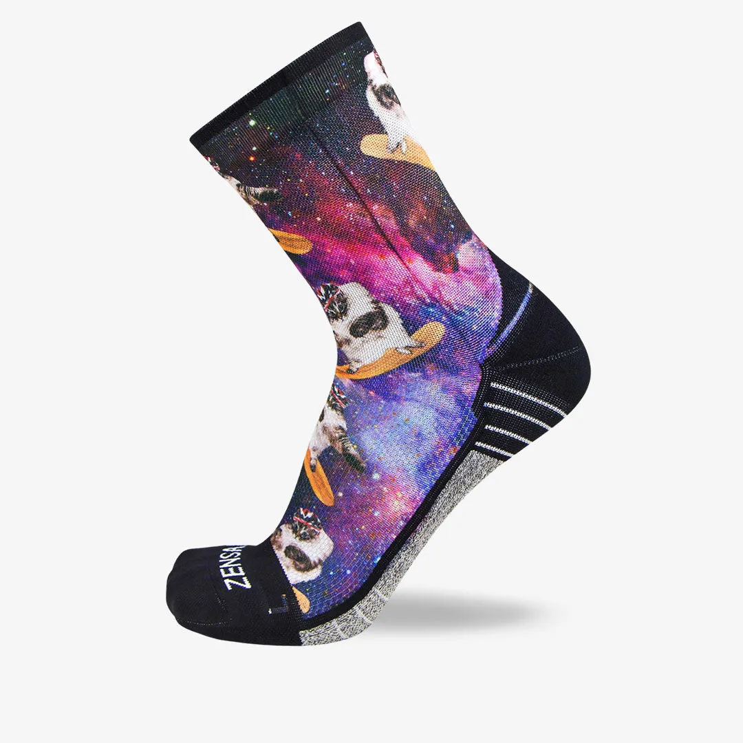 Space Cats Socks (Mini-Crew)