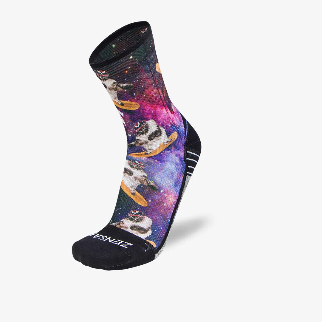 Space Cats Socks (Mini-Crew)