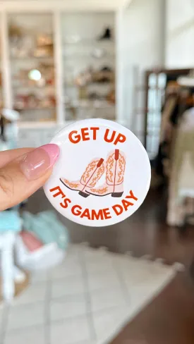 The Get Up It's Clemson Gameday Pin