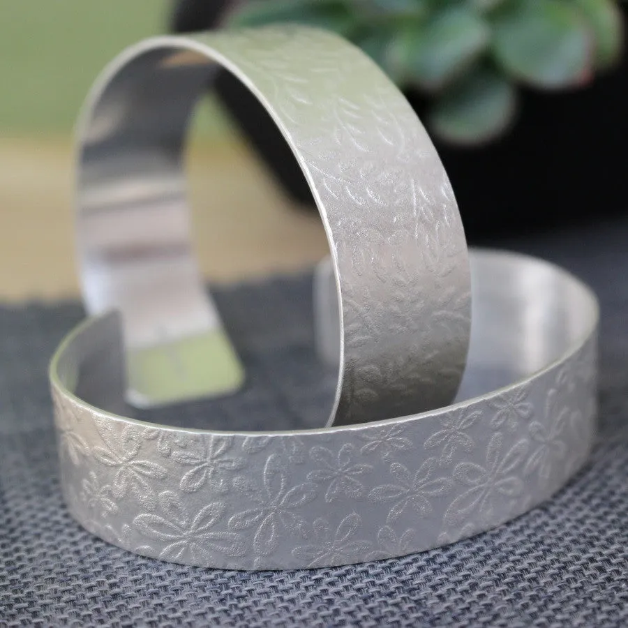 Vines Silver Cuff